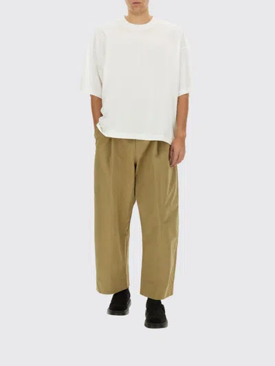 Studio Nicholson Basic Round Neck Short Sleeve T-shirt In White