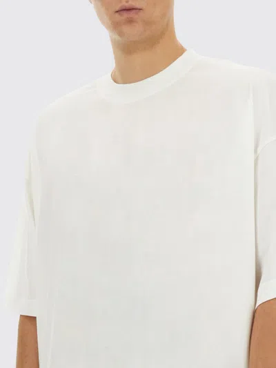 Studio Nicholson Basic Round Neck Short Sleeve T-shirt In White