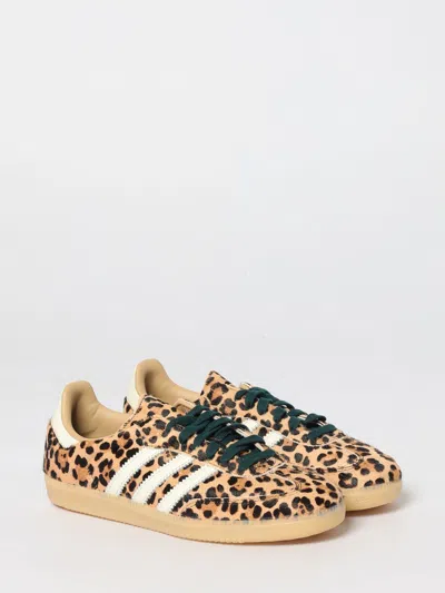 Adidas Originals Handball Spezial Leopard-print Leather Sneakers In Animal Print