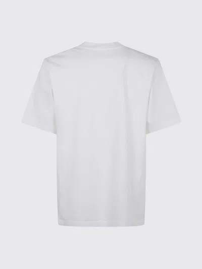 Casablanca Casa Way Orchid Organic Cotton T Shirt In White