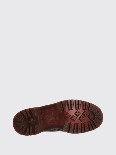 Dr. Martens Stylish Boots With Contrast Stitching And Lug Sole In Brown