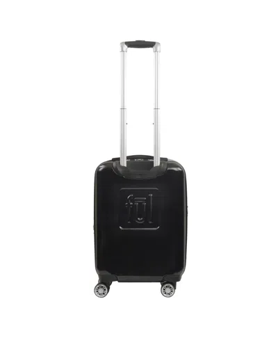 Ful Embossed Molded Medium Hardside Carry-on Spinner In Black