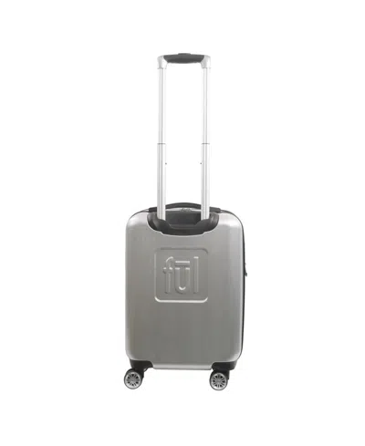 Ful Embossed Molded Medium Hardside Carry-on Spinner In Silver