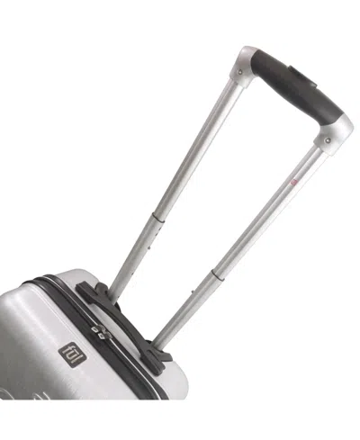 Ful Embossed Molded Medium Hardside Carry-on Spinner In Silver