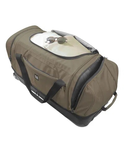 Ful Workhorse Rolling Medium Duffle Bag In Brown