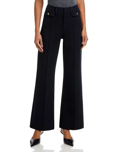 Frame The Modernist High Waist Wide Leg Pants In Blue