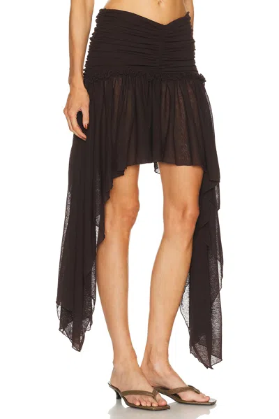 Siedres Pixie Skirt In Brown