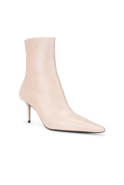 Saint Laurent Ashley Boot In Neutral