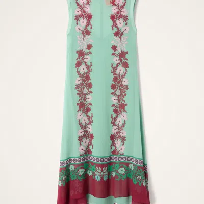 La Doublej Silk Chiffon Printed Maxi Dress In Multi