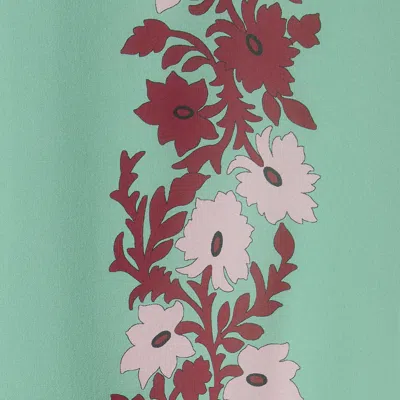 La Doublej Silk Chiffon Printed Maxi Dress In Multi