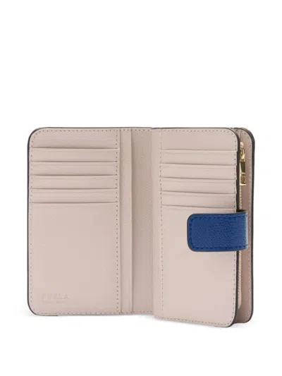 Furla Camelia Compact Wallet In Blue