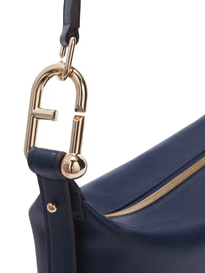 Furla Medium Nuvola Shoulder Bag In Blue
