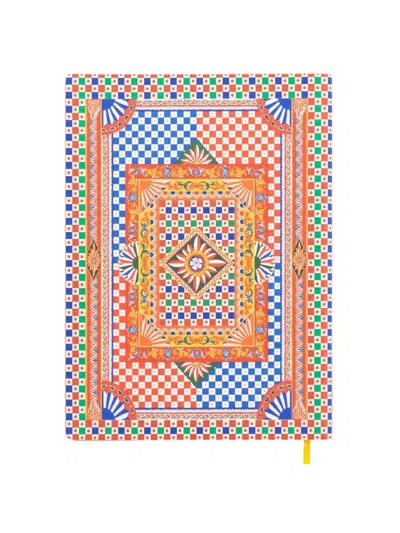 Dolce & Gabbana Patterned Notebook In Multi