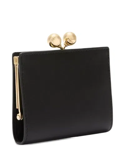 Furla Small Dot Wallet In Black
