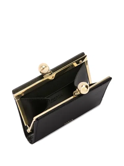 Furla Small Dot Wallet In Black