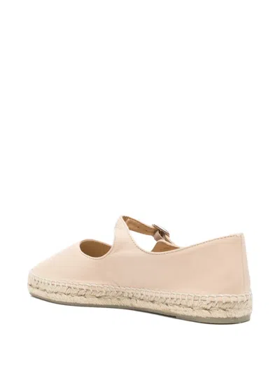 Castañer Pepa Espadrille Ballet Flats Round Toe In Pink