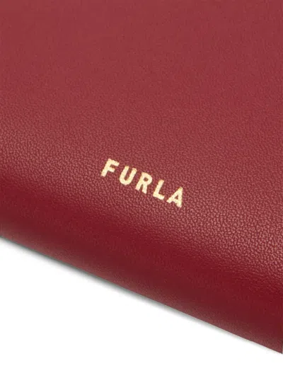 Furla Dots Small Compact Wallet In Red