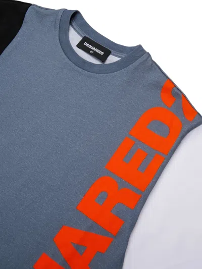 Dsquared2 T-shirt Kids In Blue