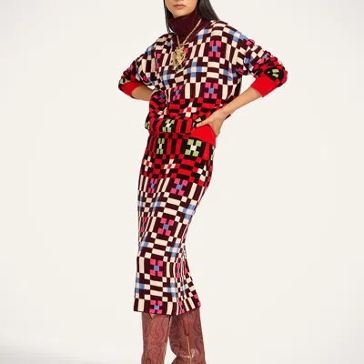 La Doublej Byte Turtleneck Sweater In Red