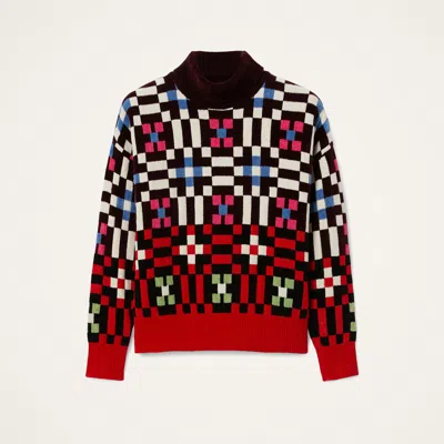 La Doublej Byte Turtleneck Sweater In Red