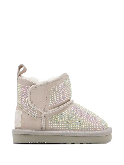 Lelli Kelly Olivia Embellished Pull Tab Boots In Metallic