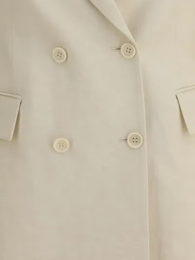 P.a.r.o.s.h Double-breasted Blazer In Neutral