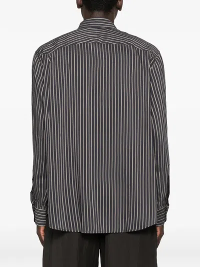 Studio Nicholson Striped Button Shirt In Multi