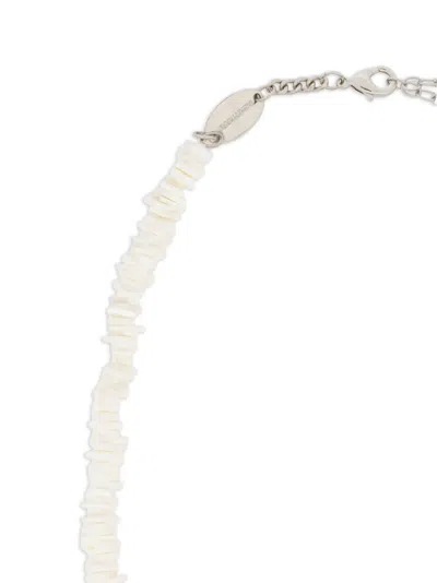 Dsquared2 Shell Chain Necklace In Brown