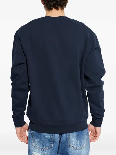 Dsquared2 Long-sleeved Sweatshirt In Blue