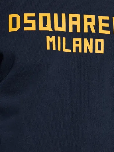 Dsquared2 Long-sleeved Sweatshirt In Blue