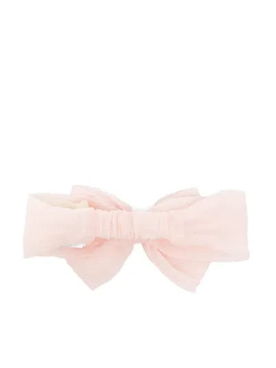 Simonetta Bow Headband In Pink