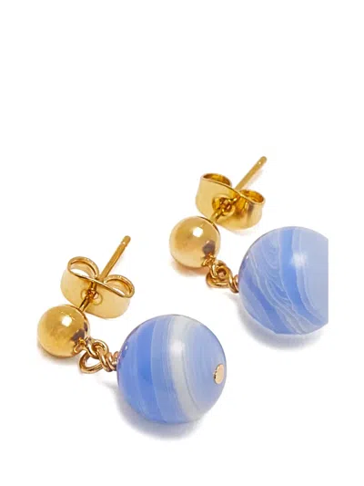 Anni Lu Float Drop Earrings In Brown