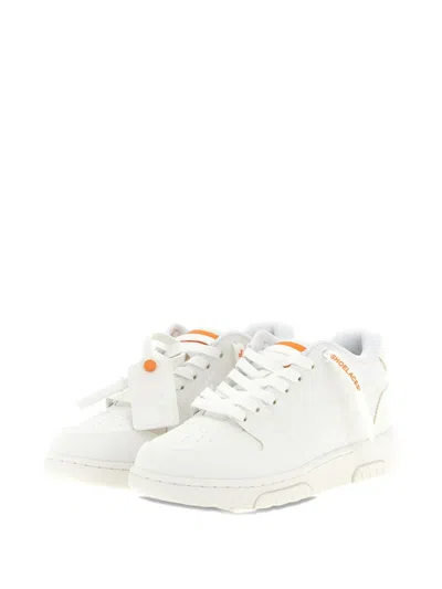 Off-white Out Of Office Molded Sneakers Orange In White