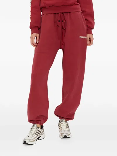 Essentials Drawstring Track Pants In Red