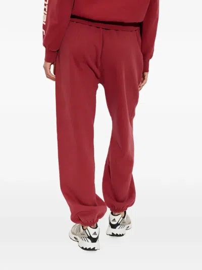 Essentials Drawstring Track Pants In Red