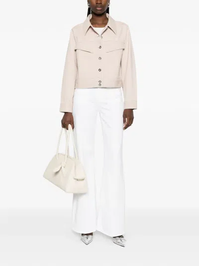 Dondup Belt-loop Jeans In White