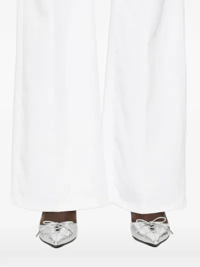 Dondup Belt-loop Jeans In White