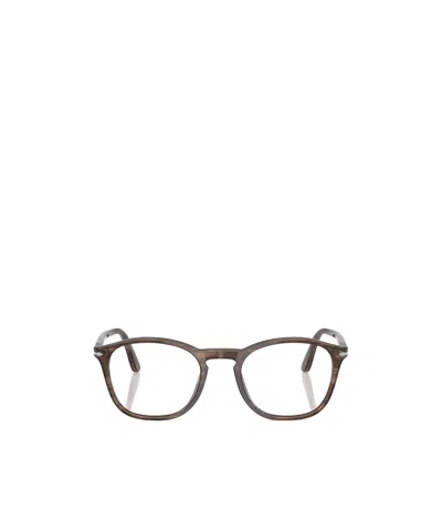 Persol Full Frame Plain Mirror In Brown