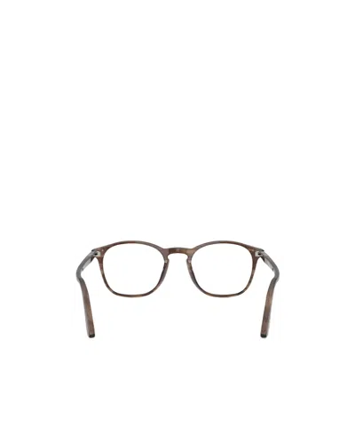 Persol Full Frame Plain Mirror In Brown
