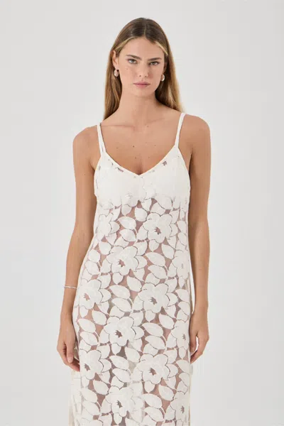 Rolla's Jeans Us Edith Lace Slip Dress In White