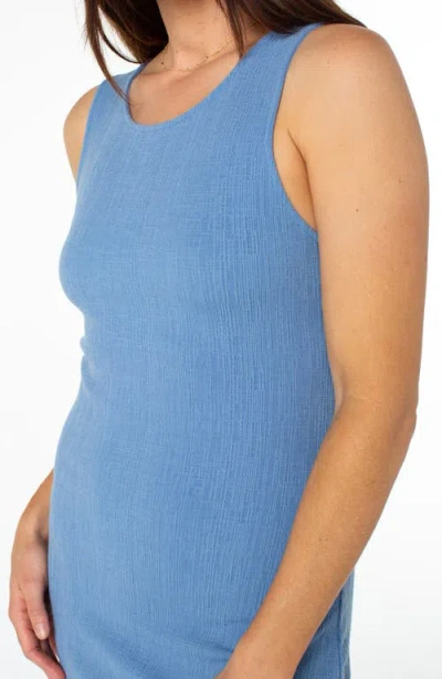 Roxy City Lights Tank Midi Dress In Blue