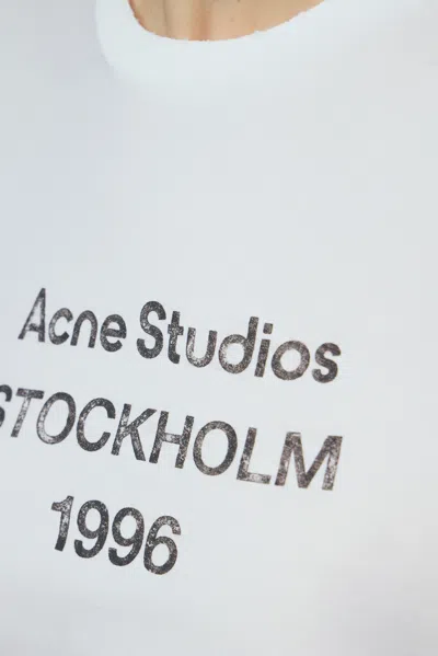 Acne Studios Graphic T-shirt In White