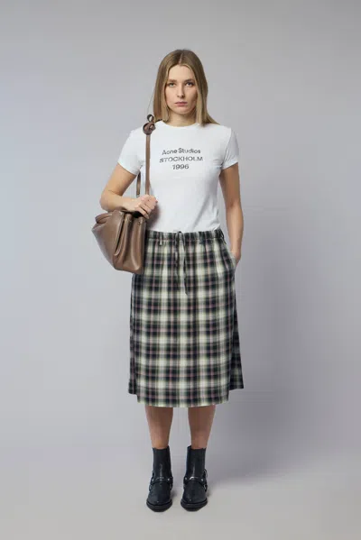 Acne Studios Graphic T-shirt In White