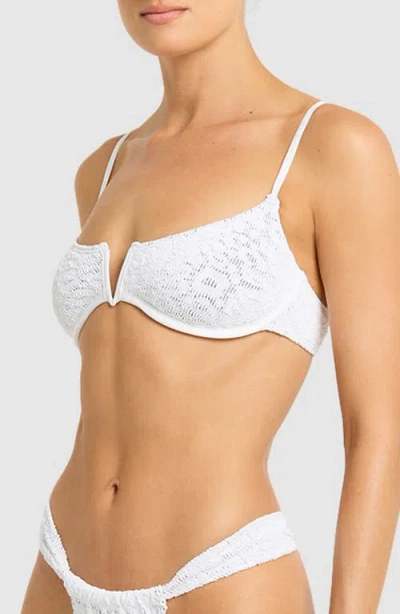 Bondeye Bond-eye Nora Underwire Bikini Top In White