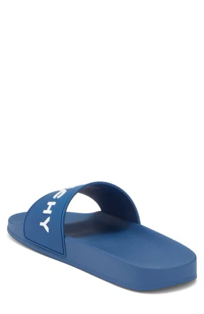 Givenchy Slide Sandal In Blue