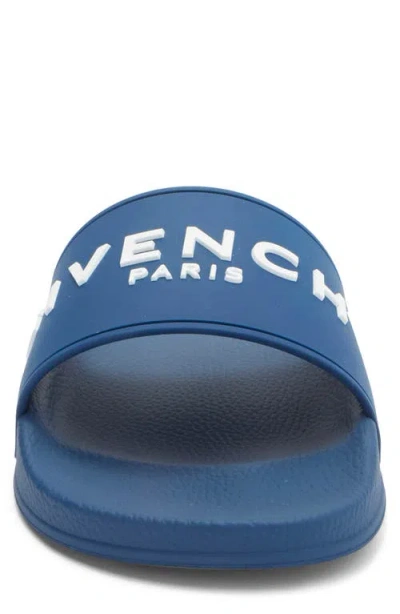 Givenchy Slide Sandal In Blue