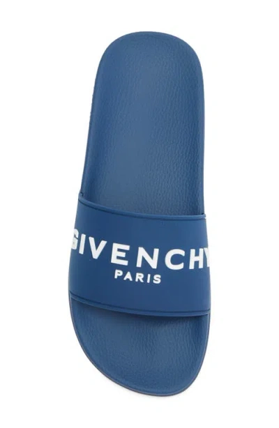 Givenchy Slide Sandal In Blue
