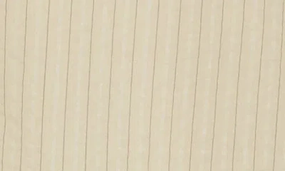 Max Studio Oversize Stripe Button-up Shirt In Yellow