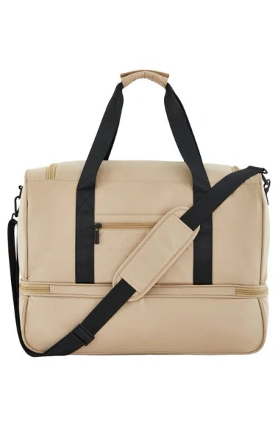 Scotch & Soda Eindhoven Two-section Weekender Bag In Pattern