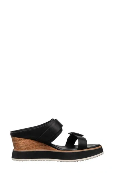 Antelope Dolly Platform Wedge Sandal In Black